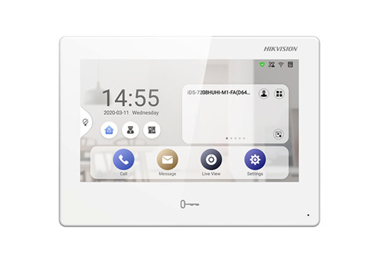 Picture of HIKVISION DS-KH9310-WTE1(O-STD) 7" Room Stn Tablet