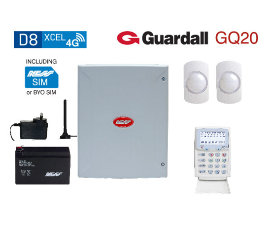 Picture of D8XCEL 4G KPX+ KP & GUARDALL GQ20 QUAD PIR KIT