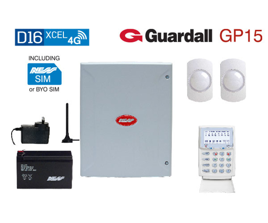 Picture of D16XCEL 4G KPX+ KP & GUARDALL GP15 PIR KIT