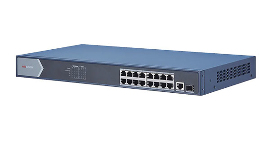 Picture of Hikvision DS-3E0518P-E 16 Port PoE Gigabit Switch 230W